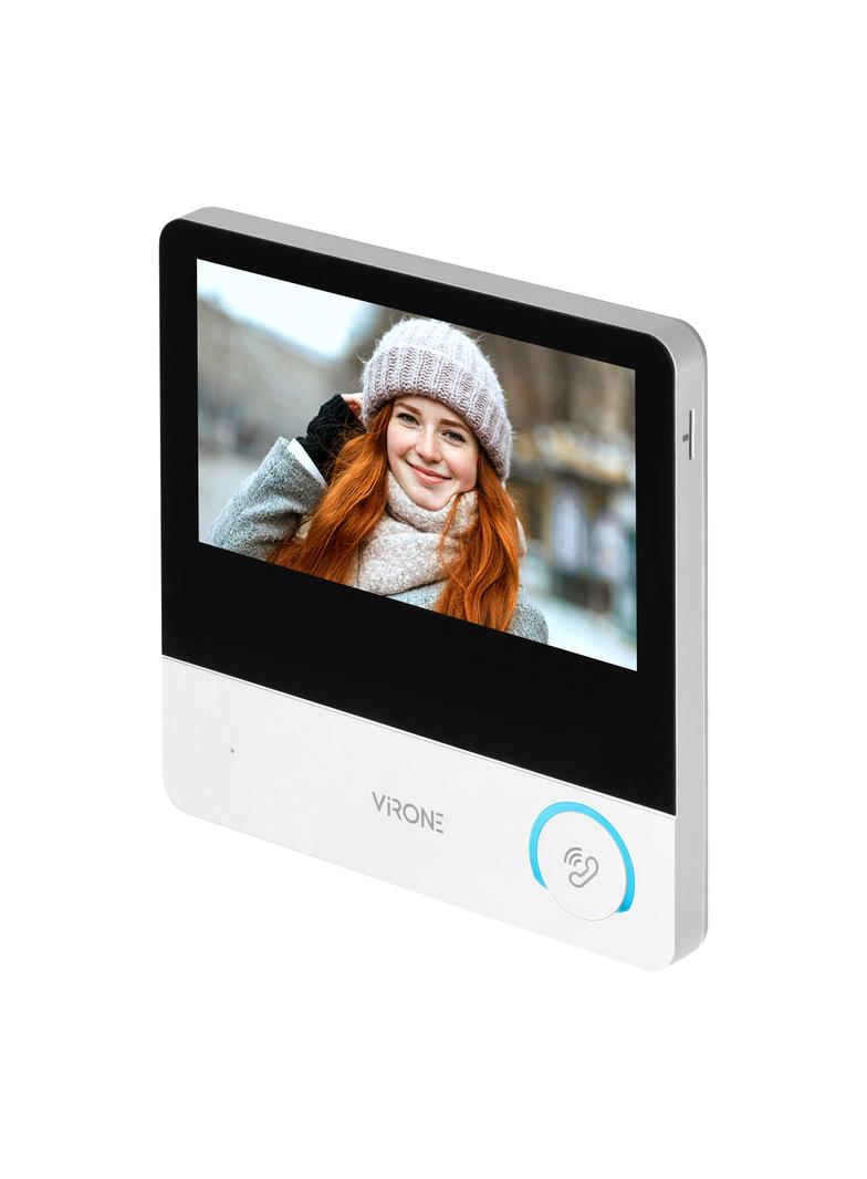 Wideodomofon domofon FULL HD 7 cal polskie menu czytnik RFID daszek furtka + brama CETI VDP-60FHD ORNO