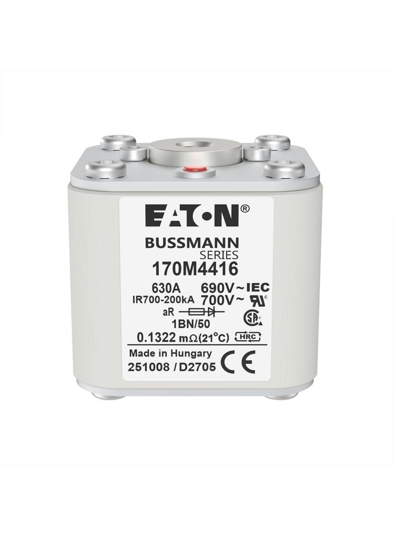 FUSE 630A 690V 1BN/50 AR UC Wkładka szybka 630A AC 690V rozmiar 1 53x69x51 mm aR IEC UL w 170M4416 E