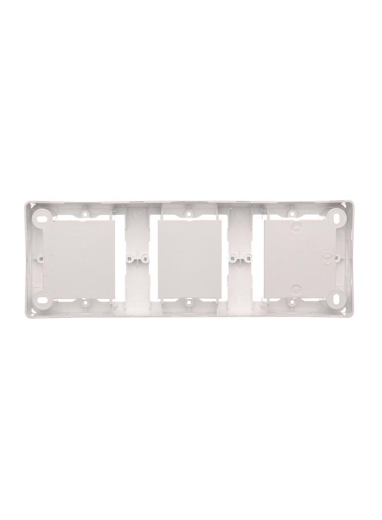 puszki instal. Puszka natynkowa płytka (31mm) potrójna biały