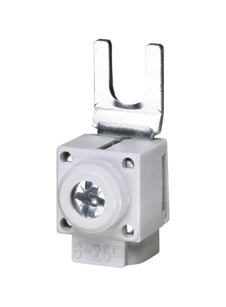 EFB-25FT-15 Zacisk zasilający widełkowy,podłączenie górne