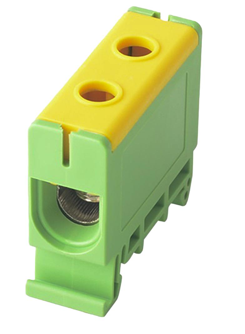 Listwa zaciskowa w korpusie 1x50mm2 zółto - zielona