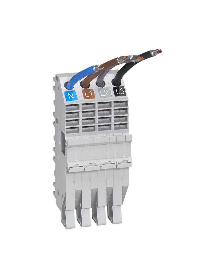 HX3 IS PODSTAWA MONTAŻOWA, PRZEWODOWA HX3 DO APARATÓW MODUŁOWYCH, 1 MOD/BIEG CZTEROBIEG, Legrand