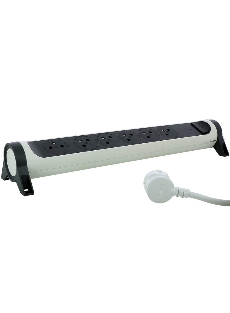 PRZEDŁUŻACZ PREMIUM, OBROTOWY, 6X2P+Z, ZE WSKAŹNIKIEM OBCIĄŻENIA, Z PRZEWODEM 1.5 METRA 3X1.5 MM2 -