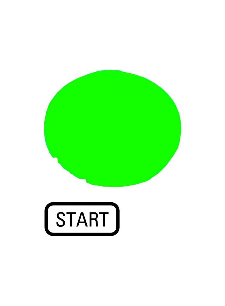 M22-XDL-G-GB1 Soczewka do przycisku 22mm płaska zielona z opisem /START/ 218328 EATON