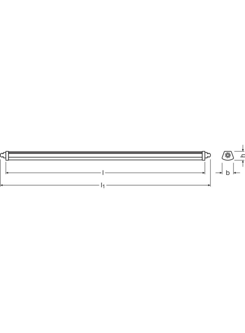 DP COMPACT 1500 55W 4000K GR IP66 LEDV LEDVANCE