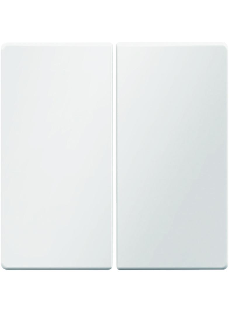 BERKER Q.x Klawisze do łącznika 2-klawiszowego para biały aksamit 16236089 HAGER