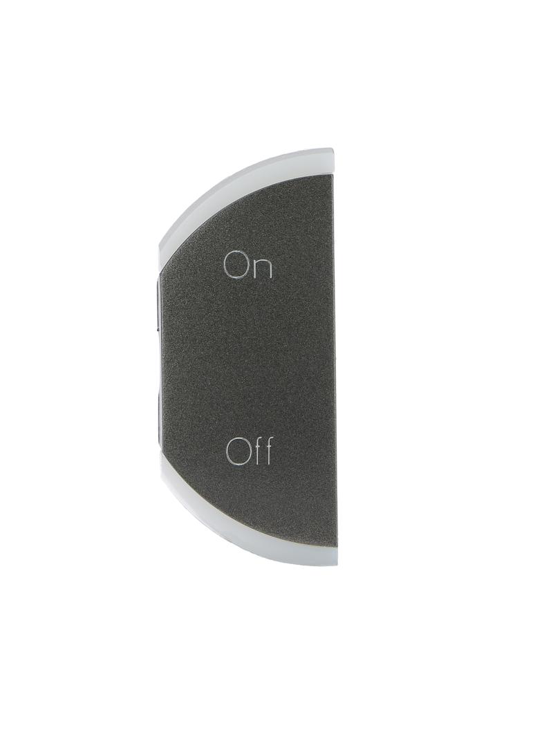 MH:KLAWISZ LEWY ON-OFF 1M GRAFIT, Legrand