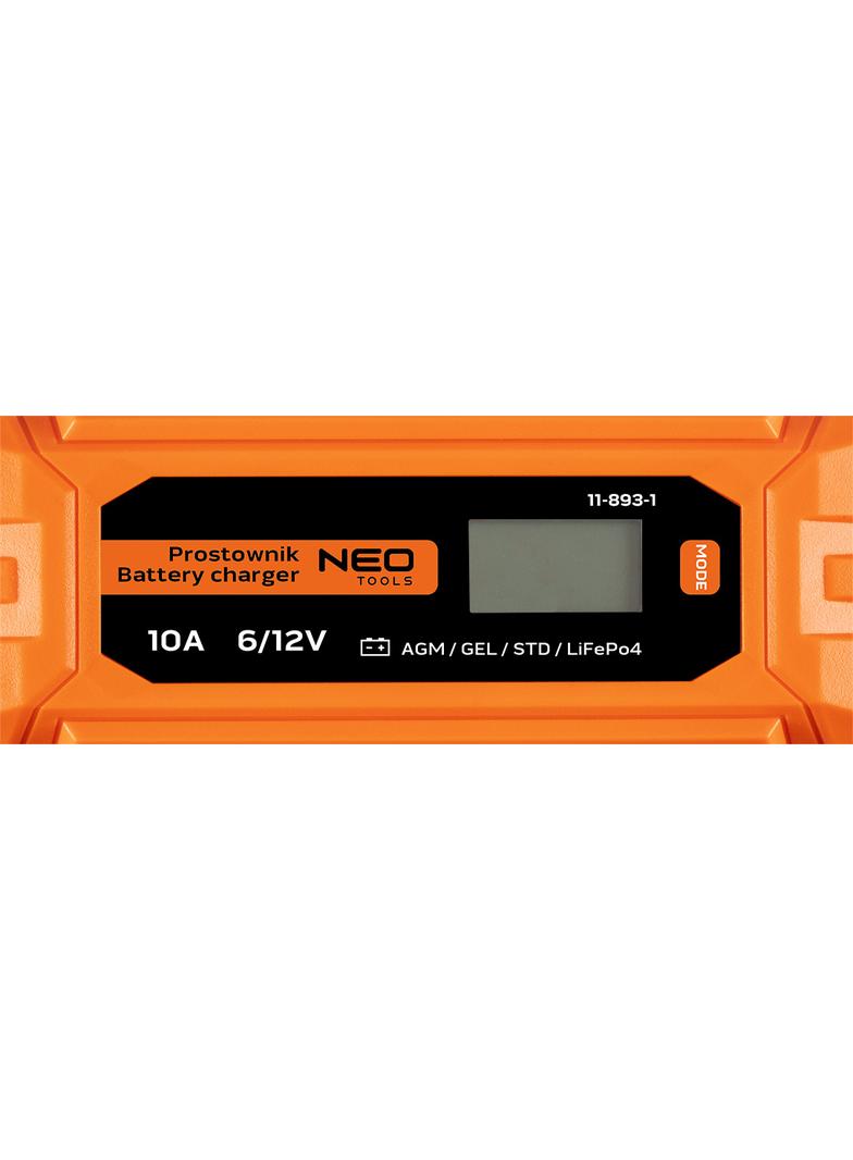 Prostownik automatyczny 10A/160W, 3-200Ah, do akumulatorów kwasowych / AGM / GEL