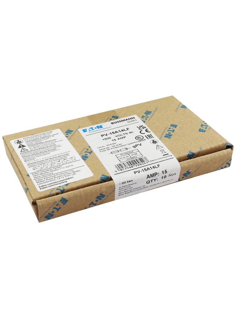PV-15A14LF Wkładka PV cylindryczna 15A 1500V DC 14x65MM PV-15A14LF EATON
