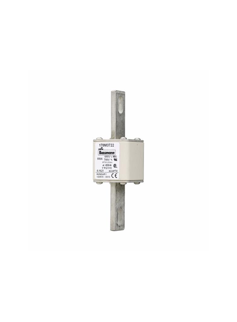 FUSE 550A 690V 1*FU/115 AR UC Wkładka szybka 550A AC 690V rozmiar 1 45x45x148 mm aR, 170M3722 EATON