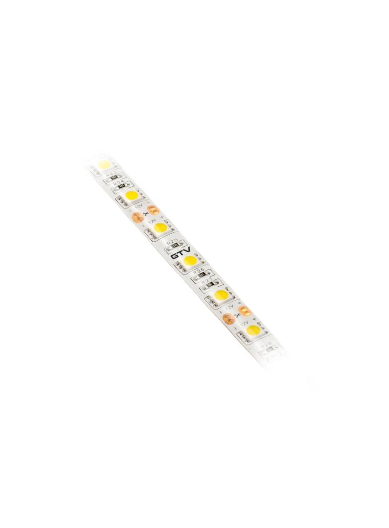 GTV TAŚMA FLASH 5050, 300 LED CIEPŁY BIAŁY, 72W WODOODPORNA 10mm, ROLKA 5m LD-5050-300-65-CB GTV Poland