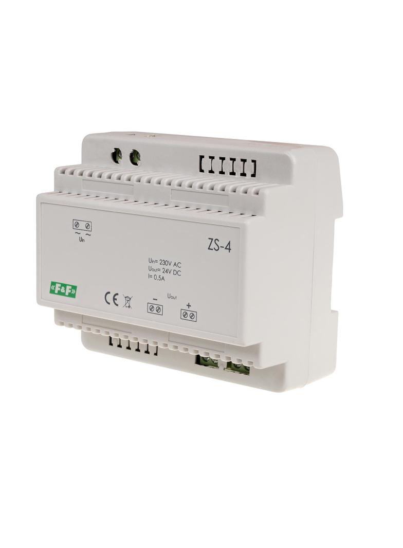 Zasilacz stabilizowany 24V DC 0,5A ZS-4 F&F