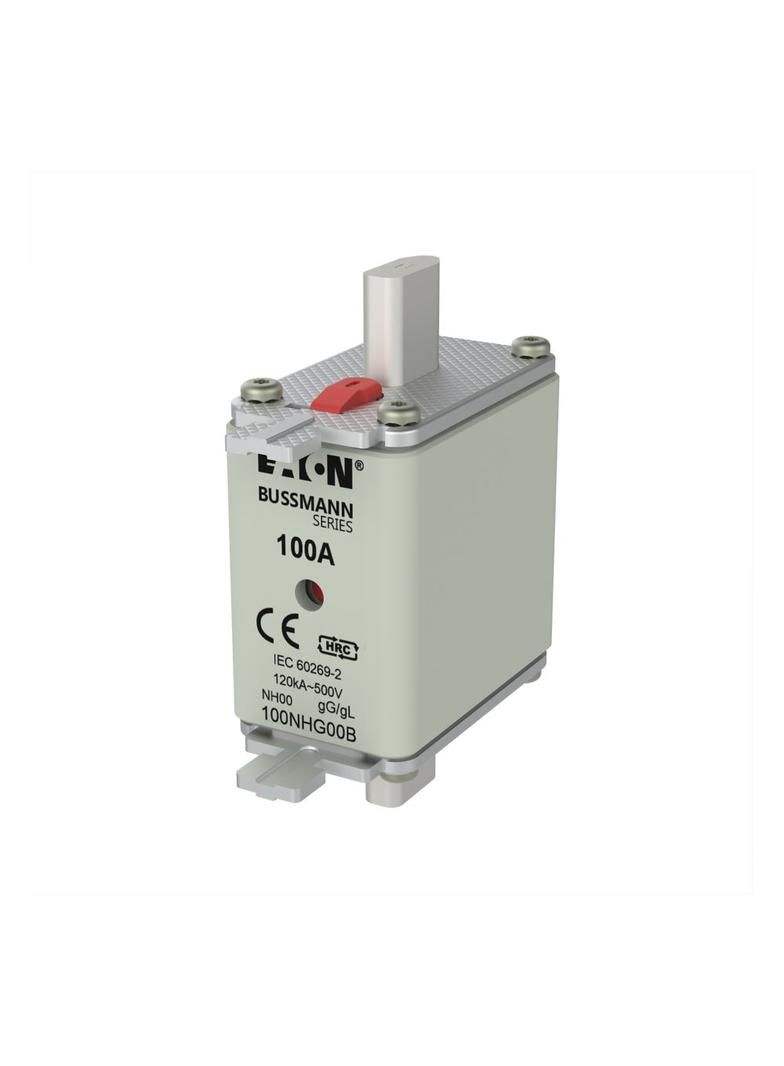 FUSE NH NH00 gG 100A 500V D.I. Wkładka NH00 100A 500V GL/GG podwójny wskaźnik 100NHG00B EATON