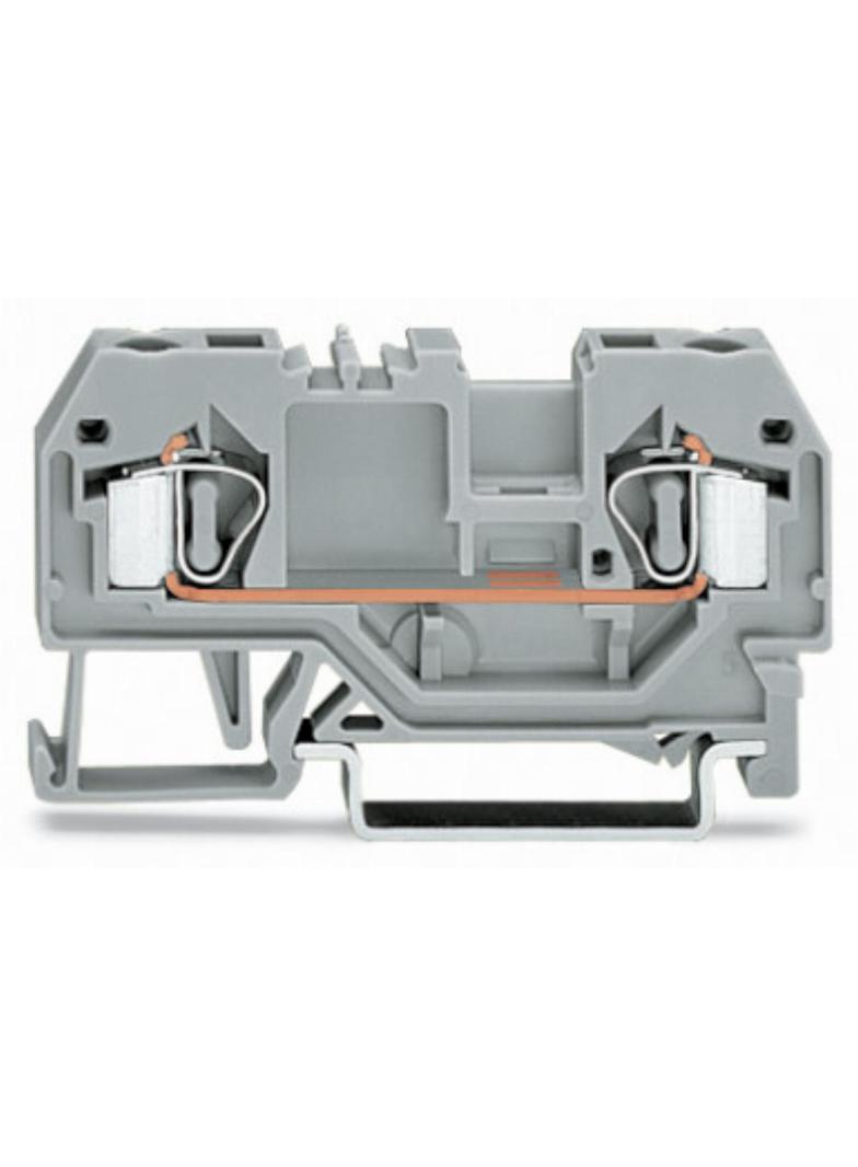 złączka 2-przewodowa 4 mm2 pomarańczowa