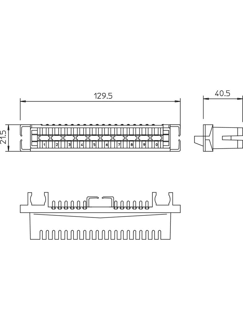 LSA-T-LEI, LISTWA ROZDZIELCZA LSA 10 DA