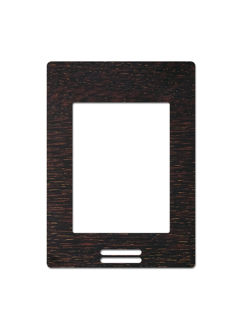 SE8300, szyld frontowy dla regulatorów SE8300 i SER8300, drewno ciemne