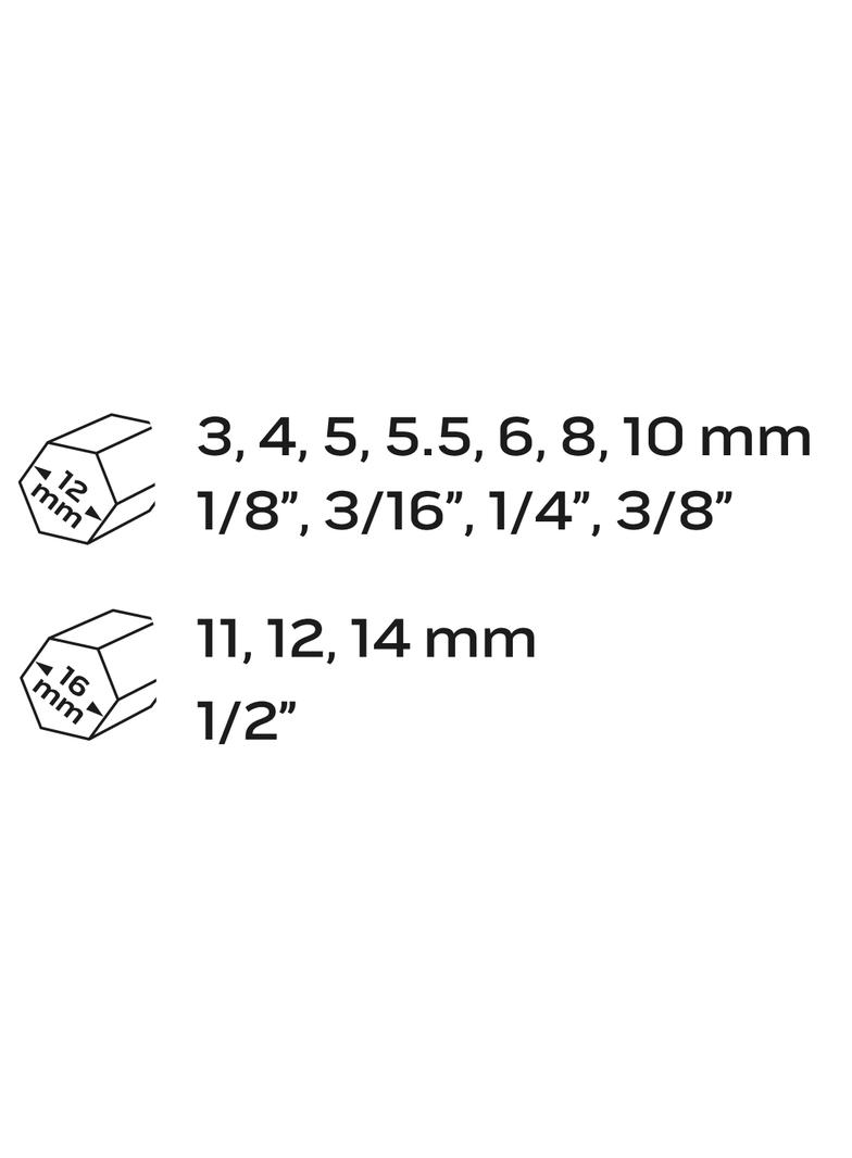 Wykrętaki do zerwanych śrub, zestaw 15 szt.