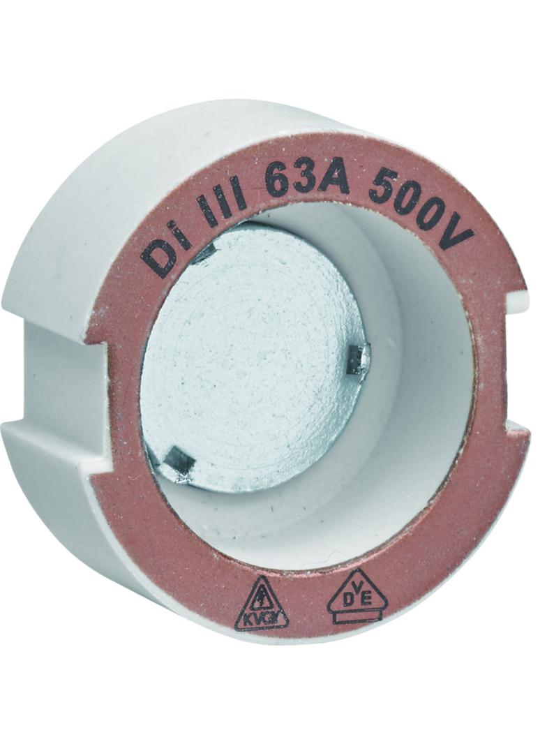 Wstawka kalibrująca DSIII/E33 63A 500V miedź LE33P63 HAGER