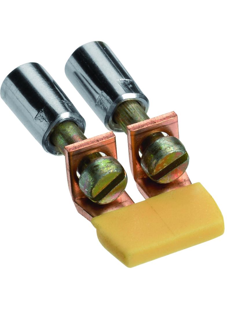 Mostek równoległy 2-polowy do zacisków 4mm2 KWJ02B2 HAGER