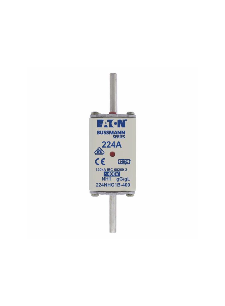 NH FUSE 224A 400V GG/GL SIZE 1 Wkładka NH1 224A 400V GL/GG podwójny wskaźnik 224NHG1B-400 EATON
