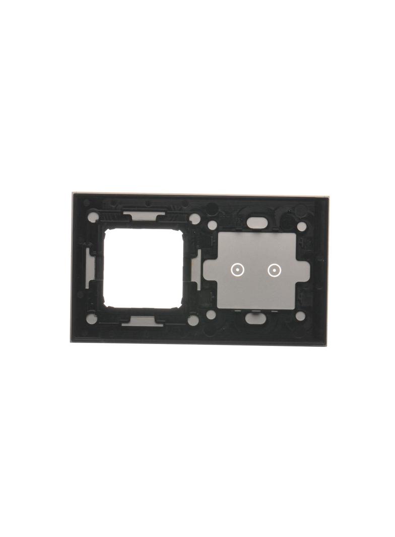 Simon 54 Touch Panel dotykowy S54 Touch 2 moduły 2 pola dotykowe poziome + 1 otwór na osprzęt S54 burzowa chmura DSTR220/72 KONTAKT