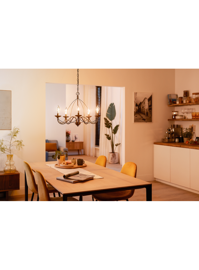 Żarówka LED ściemnialna Kulka 3,4W=40W 470lm / 2200K/2700K LEDLusterDT 3,5-40W E27 927 P45 5 lat gw. 9,29003E+11 PHILIPS