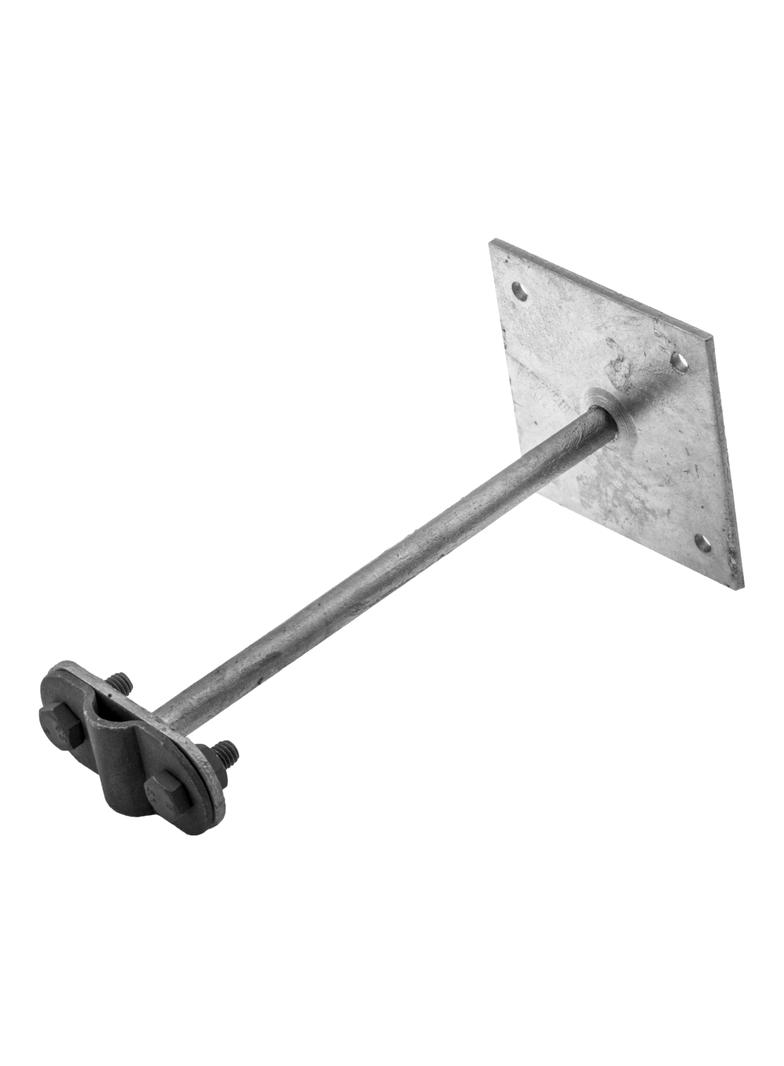 Uchwyt dachowy B=140mm (2xM6) z/śr oc.ogniowy