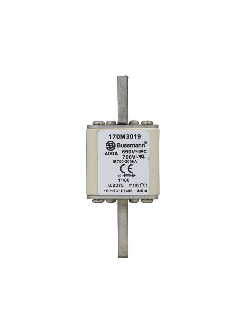 400A 690V 1*/80 aR INDICATOR FUSE Wkładka szybka 400A AC 690V compact DIN 1 45x45x104 mm, 170M3019 E