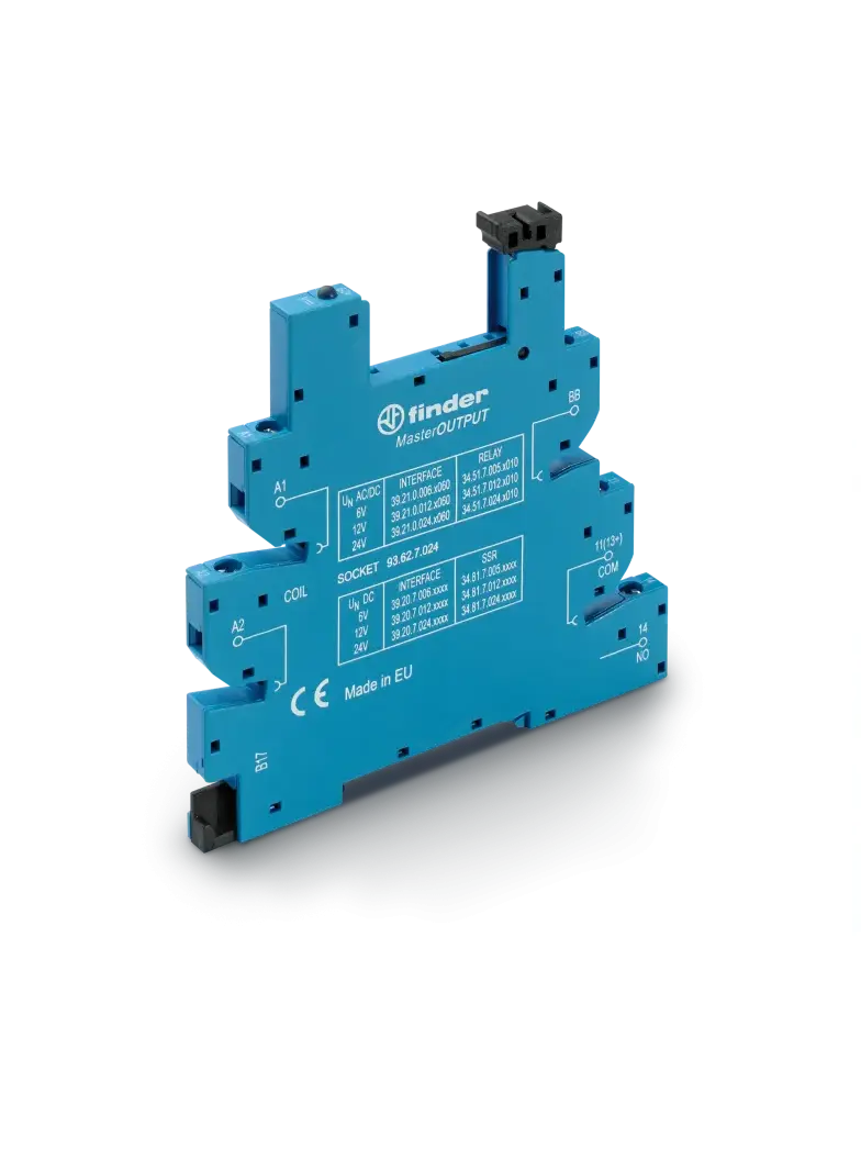 Gniazdo MasterOUTPUT do przekaźników serii 34; zaciski śrubowe, 93.62.0.125