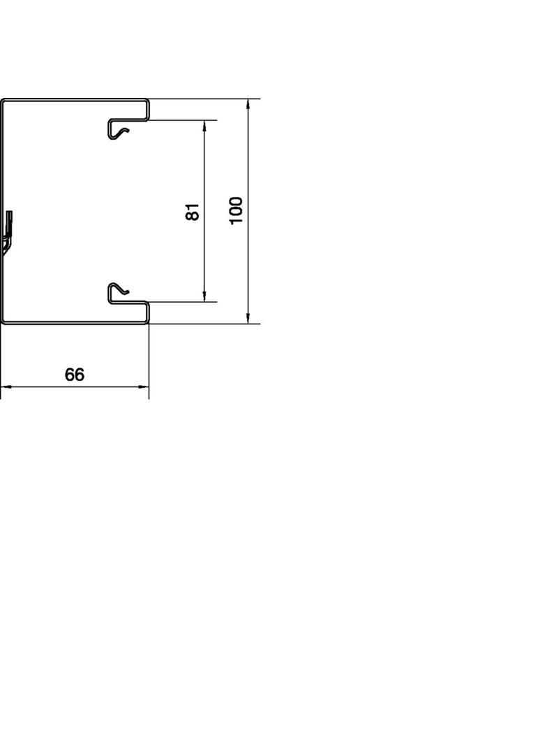 tehalit.BRS Podstawa 100mm, stalowa, biała