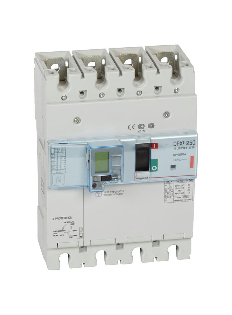 Wyłącznik DPX3250 El Z Zab. R-Pr. 4P 250A 36kA 420359 LEGRAND