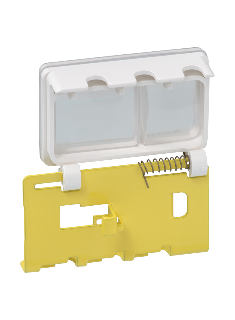 Element do blokowania kłódkami w pozycji wyłączenia zaciski skrzynkowe