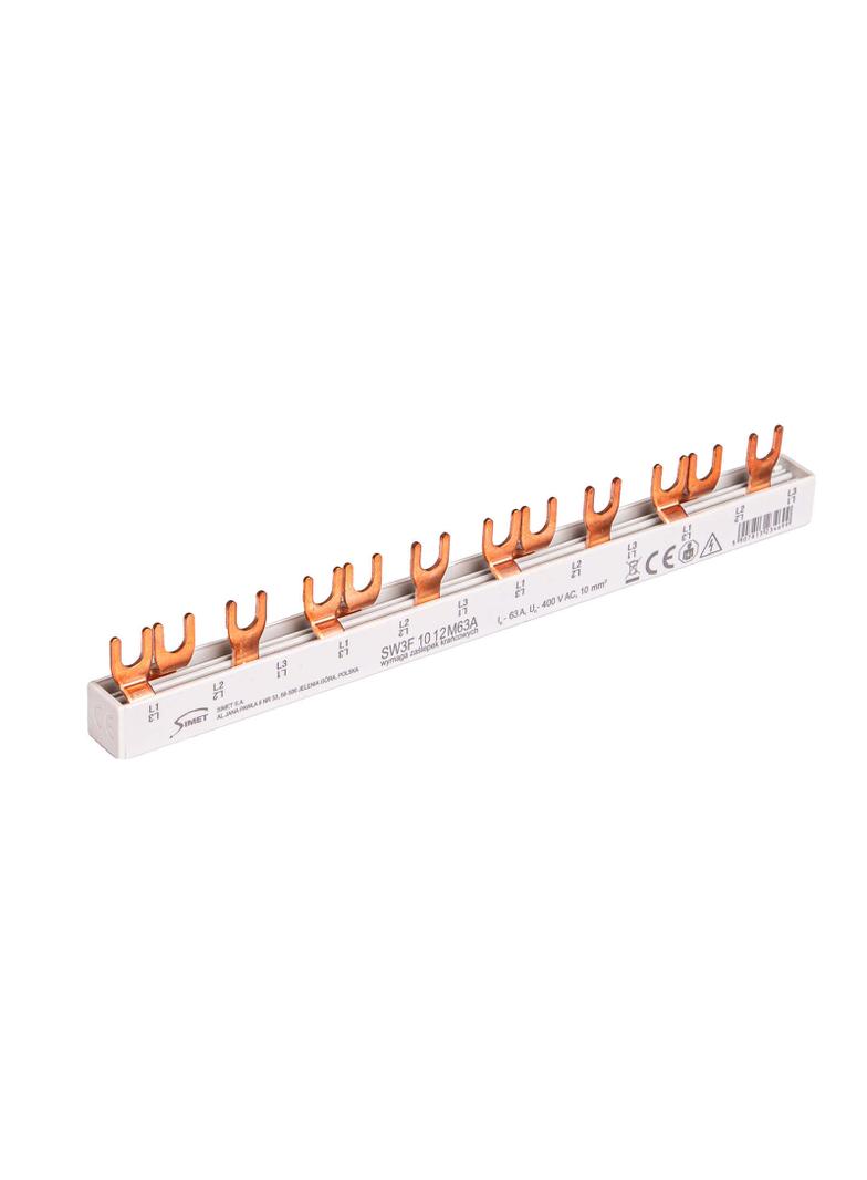 Szyna prądowa łączeniowa - widełkowa SW3F 10 12M63A  SIMET
