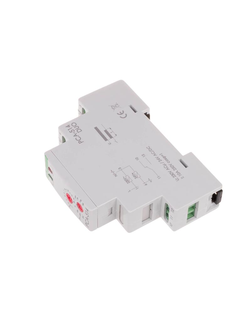 Jednofunkcyjny-awersyjny styki: 1Z/R U=230 i 24V I=10A 1 moduł PCA-514DUO F&F