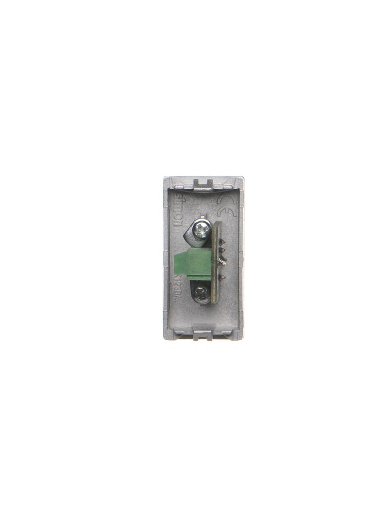 Simon Connect Płytka K45/2 gniazda mini-jack 225x45mm + wkład zaciski śrubowe aluminium K123B/8 KONTAKT