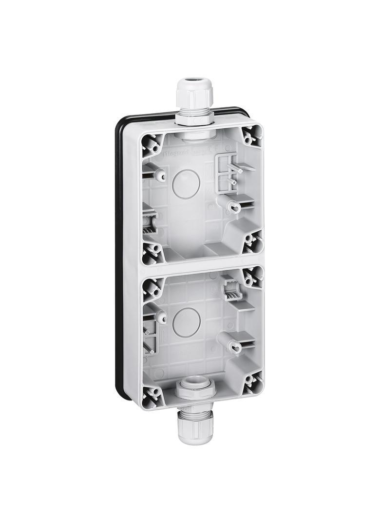 PLEXO IP66 PUSZKA NATYNKOWA PODWÓJNA PIONOWA, Legrand