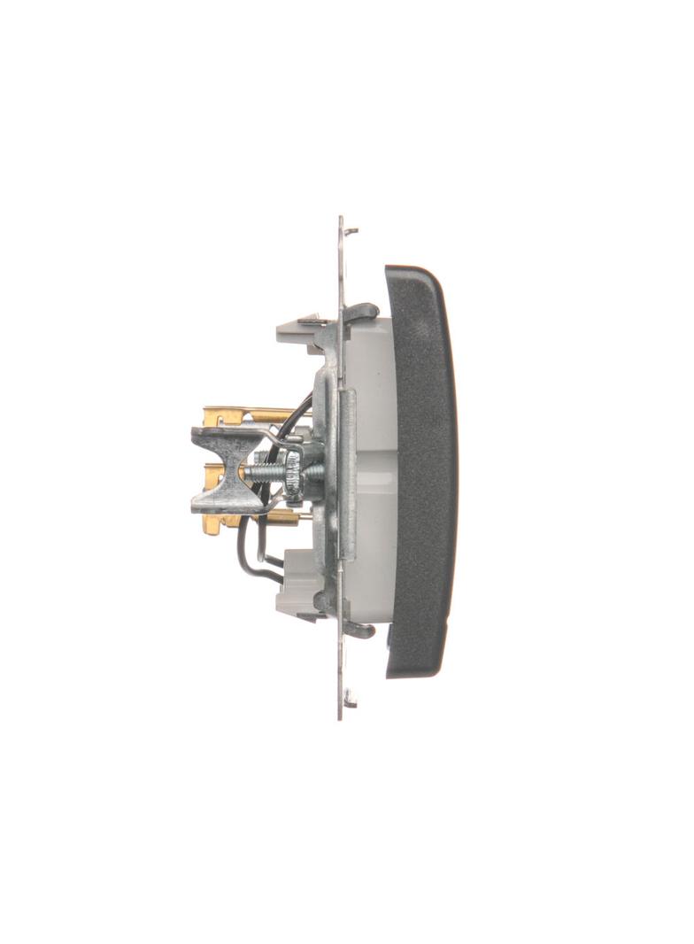 Simon 54 Łącznik hotelowy podwójny z podświetleniem antracyt *Tylko do ramek S54 PREMIUM. Wymagane j