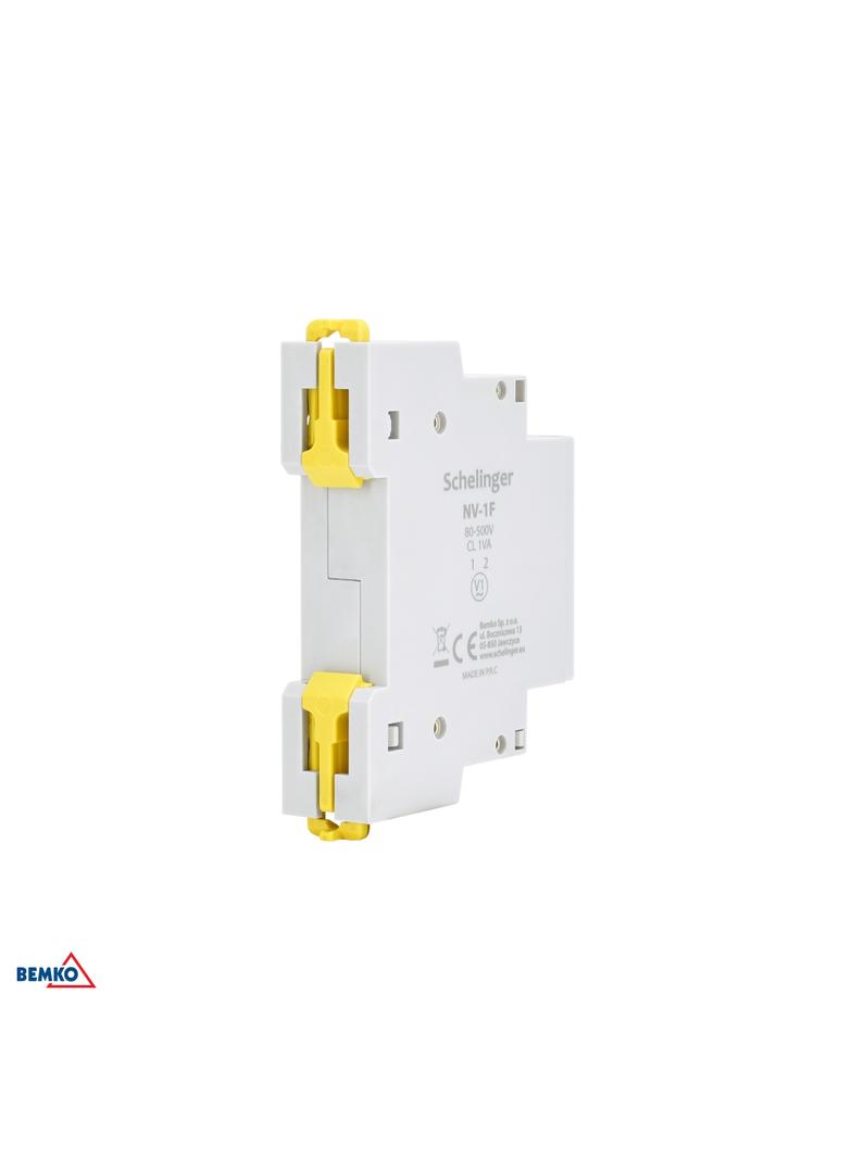 Woltomierz lampka kontrolka modułowa Wskaźnik napięcia 1F cyfrowy 80-500V SCHELINGER