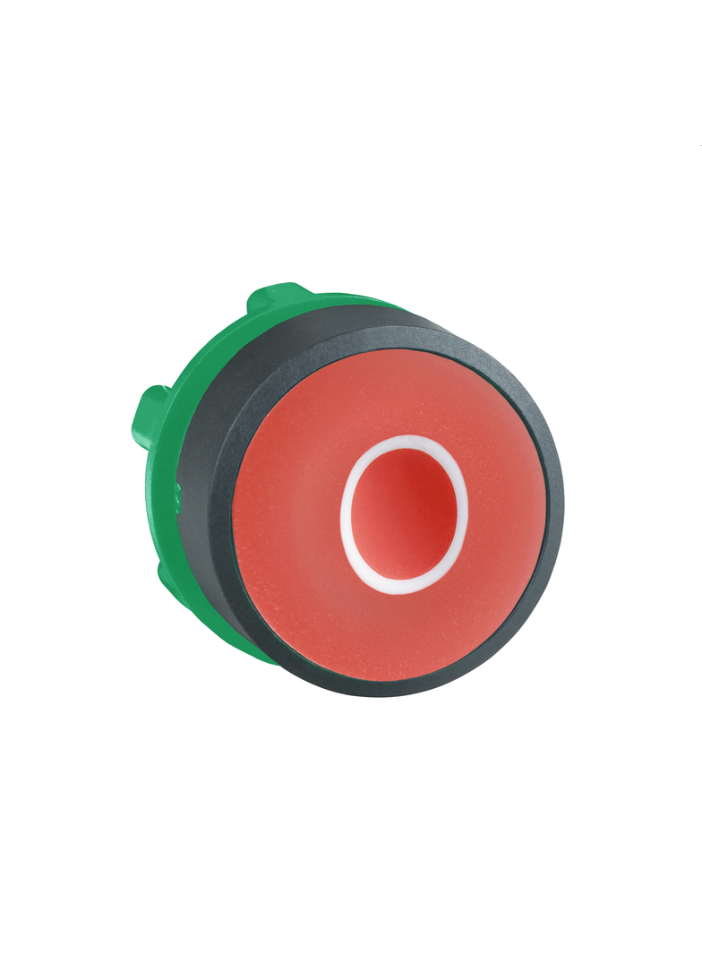 Harmony XB5 Przycisk płaski plastikowego czerwona z oznaczeniem ZB5AA432 Schneider