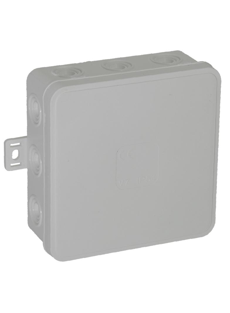 Puszka n/t CLICK IP54 12 przepustów kablowych 100x100x41mm szary 32 szt. OR-JB-13804/G/32 ORNO