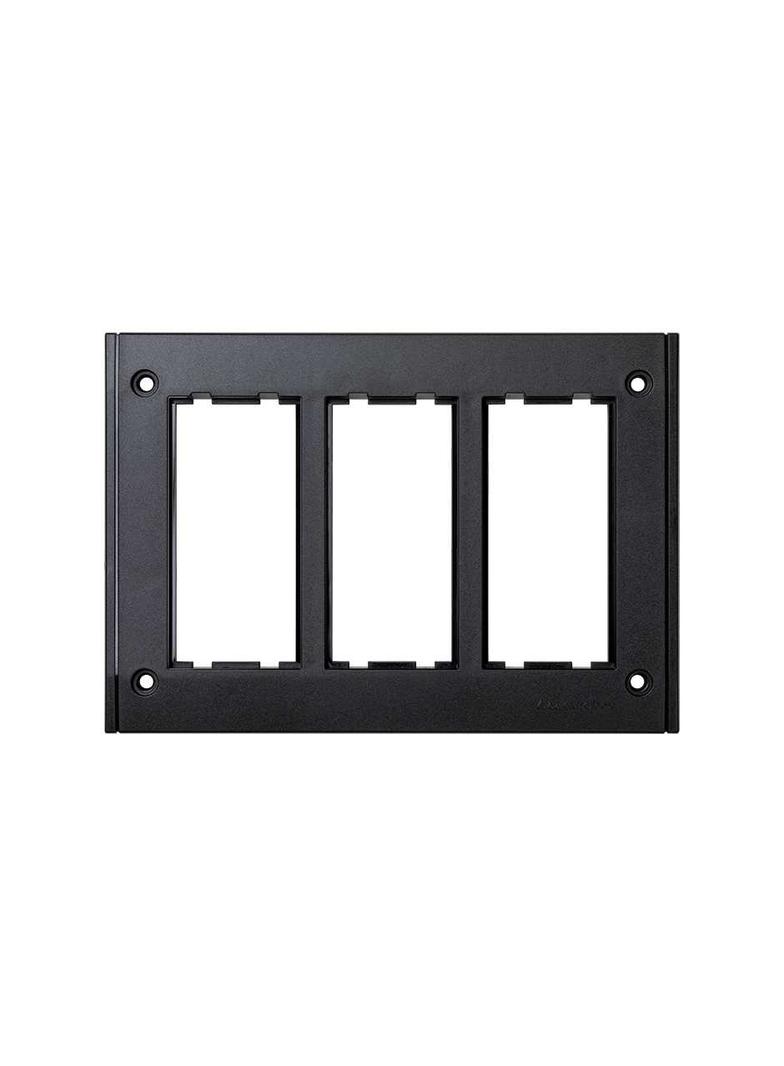 Simon Connect Ramka 3-modułowa do puszki SBM350 6x K45 szary grafit