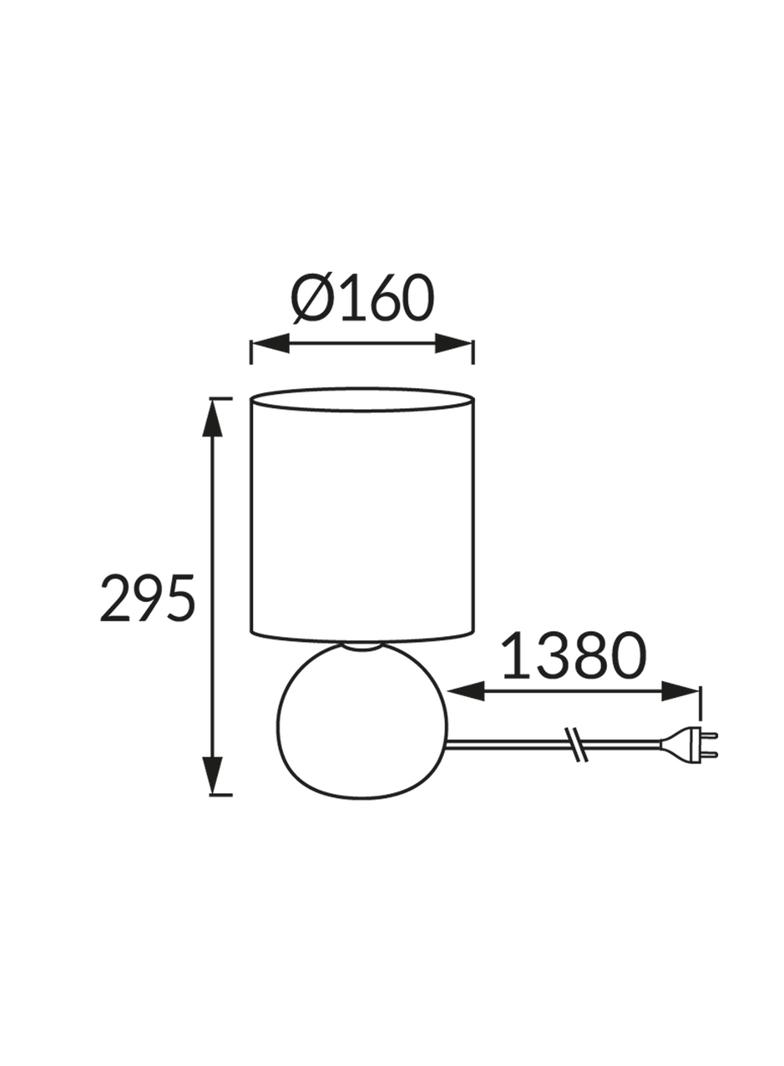 Lampka stołowa PERLO E14 GOLD/WHITE