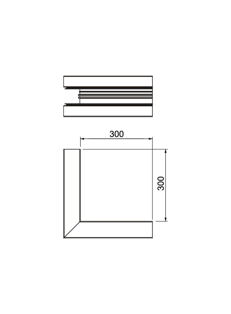 GA-SA70170RW, Naroże zewnętrzne