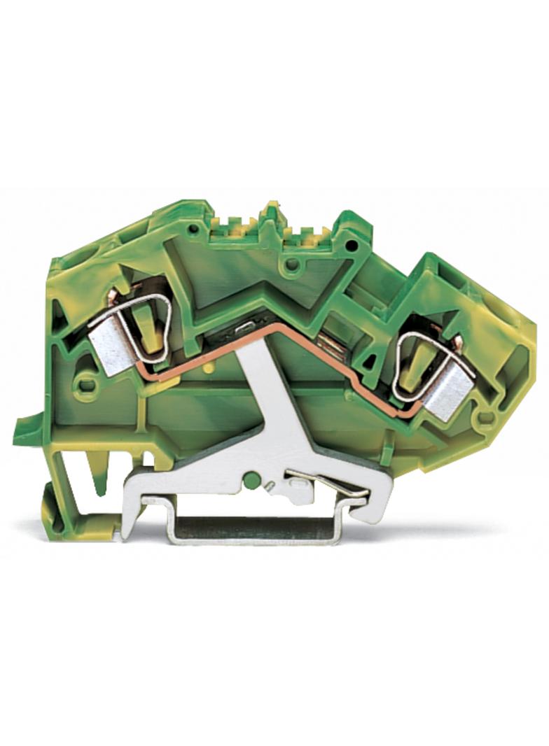 topJob złączka 2-przewodowa 6 mm2 PE zółto-zielona