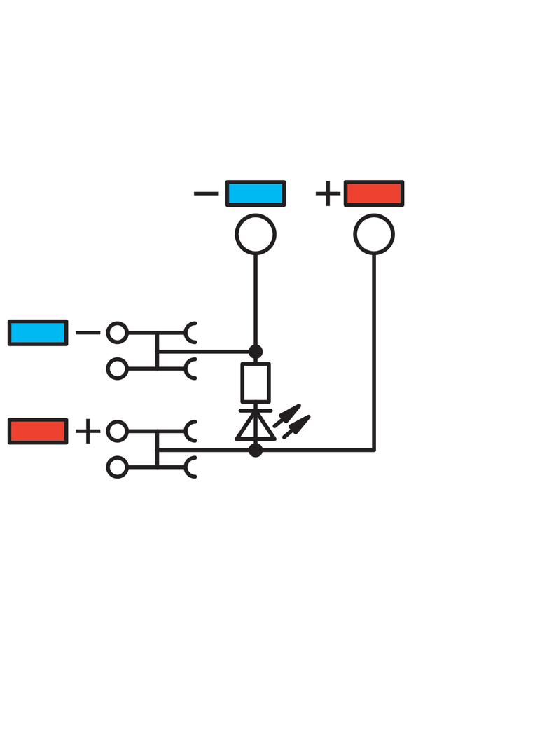 3-przewodowa złączka zasil. do czujników