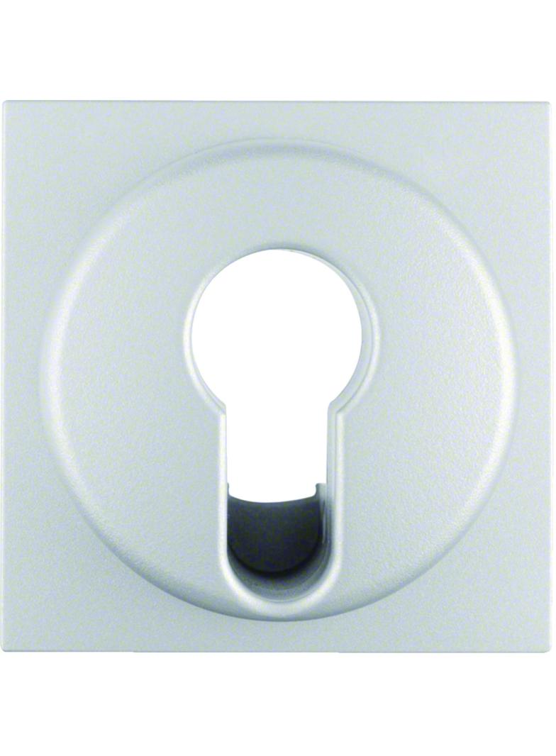 BERKER B.Kwadrat/B.7 Płytka czołowa do łącznika na klucz aluminium mat lakierowana 15071404 HAGER