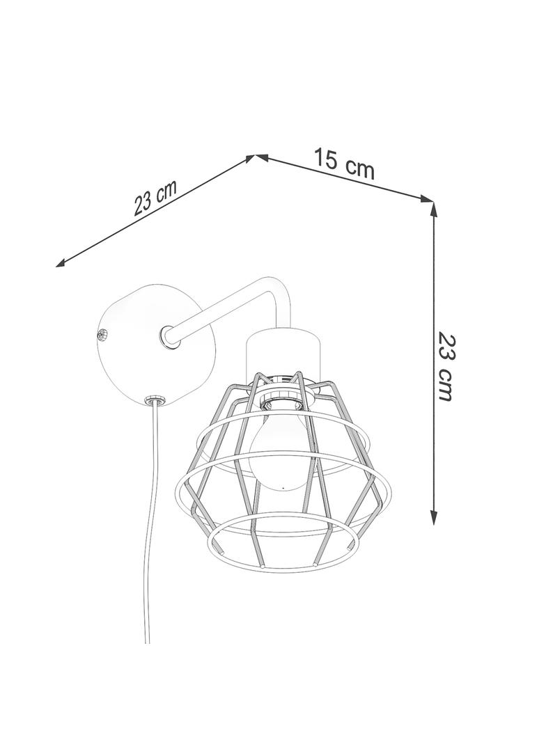 Sollux Kinkiet SUBA czarny SL.1164