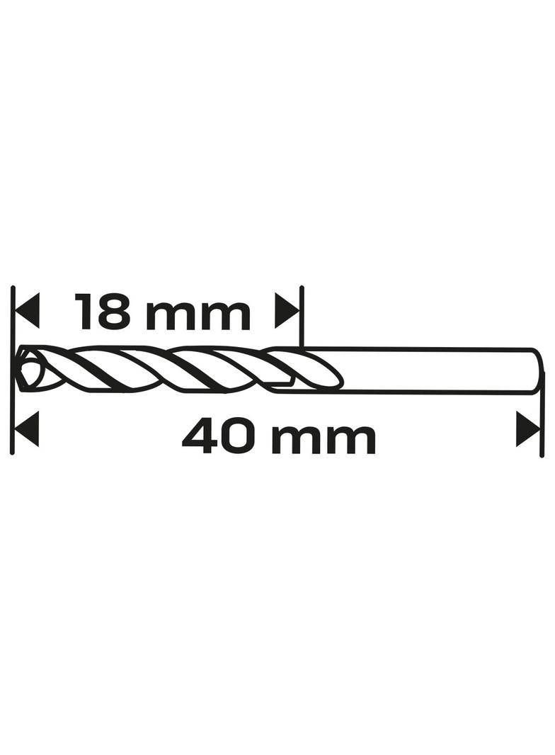 Wiertła do metalu HSS-TiN 1.5 mm, 5 szt.
