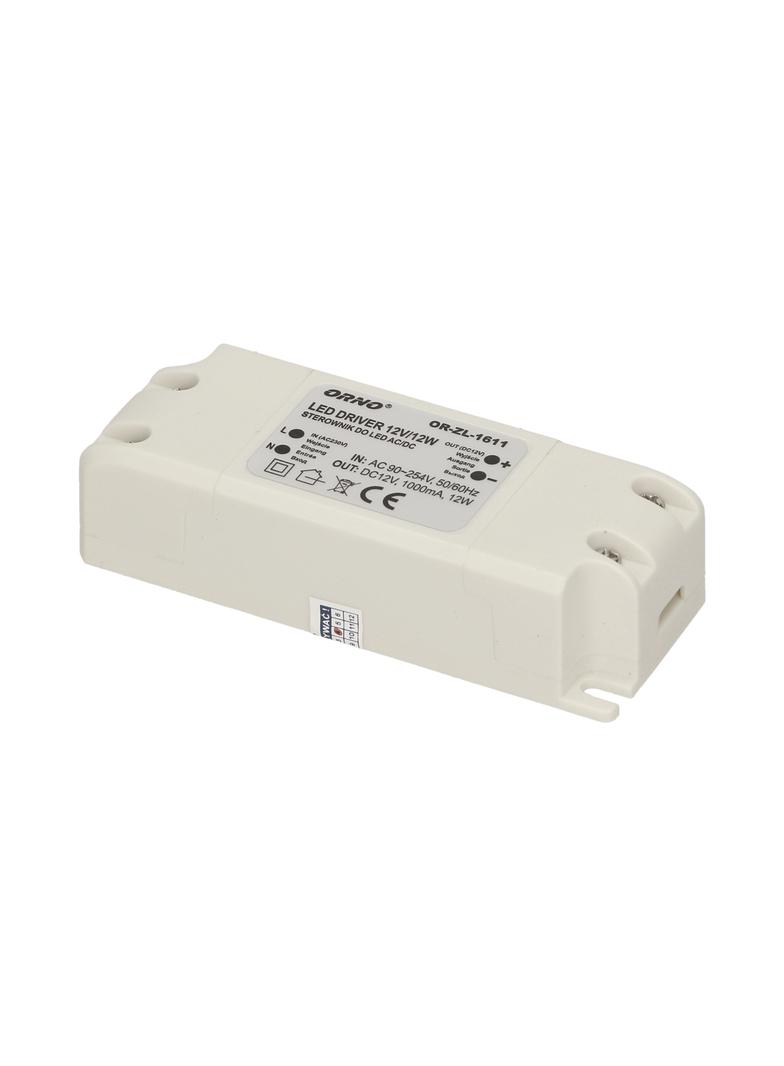 Zasilacz LED 12V DC 12W 1A IP20 OR-ZL-1611 ORNO