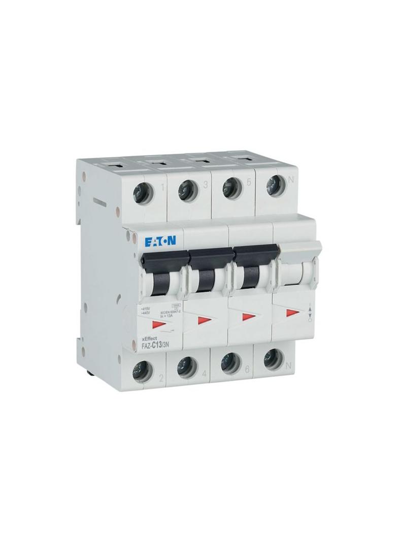 FAZ-C13/3N Wyłącznik nadprądowy 15kA C13A 3P+N 278973 EATON